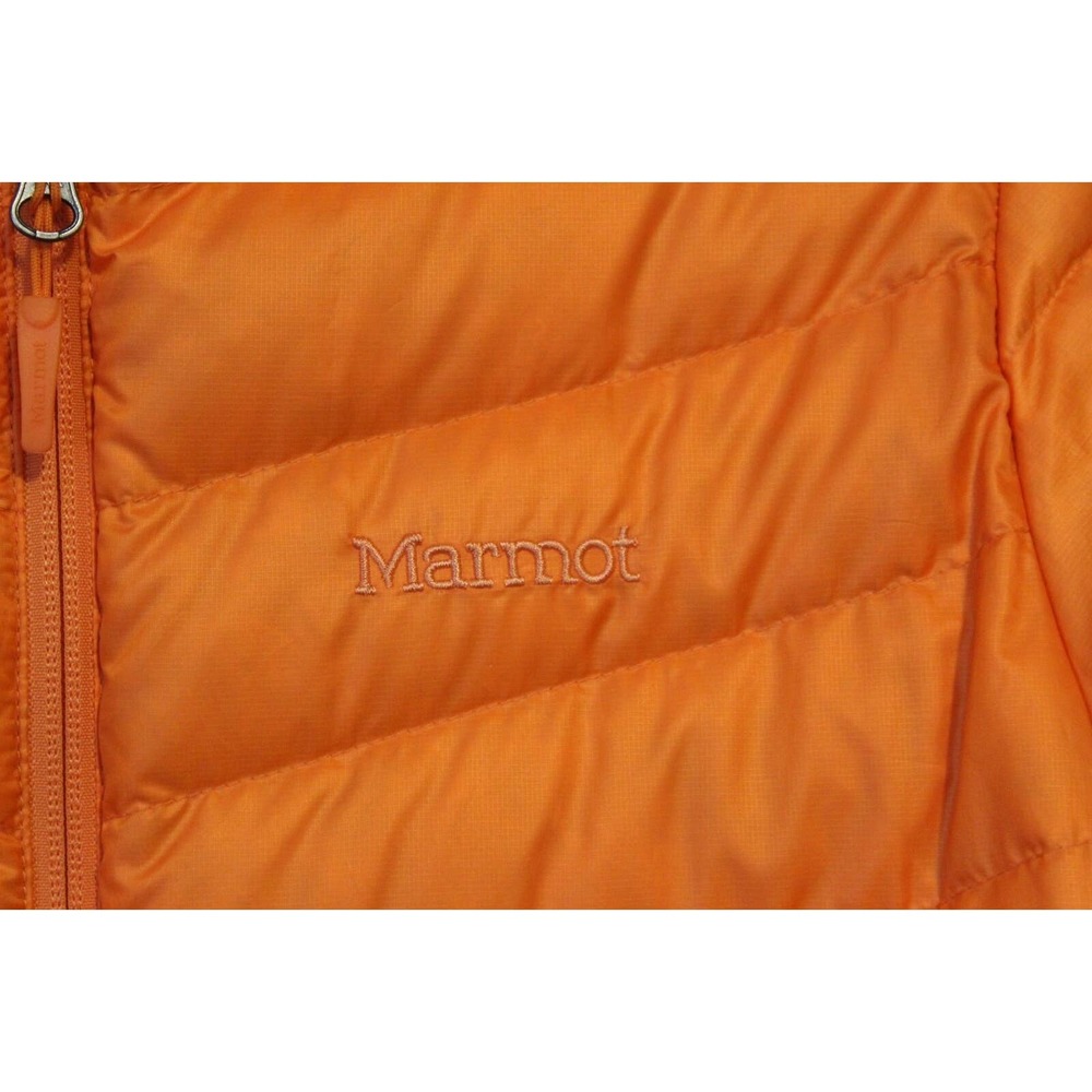 Marmot Jena Jacket Down Light 700 Fill Puffer Coat Orange Women's Medium H14327 - Picture 5 of 12